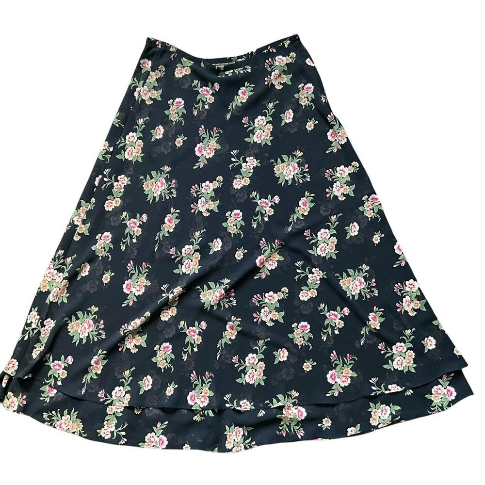 Compagnie Internationale Express Floral Skirt: 90s, Y2K